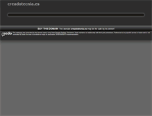 Tablet Screenshot of creadotecnia.es